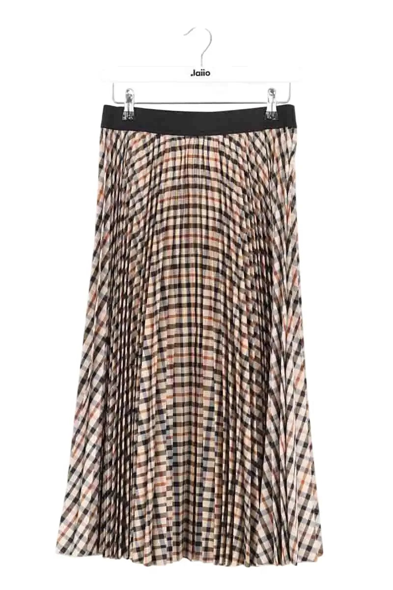 Jupe Maje Beige en Synthétique, taille S - Seconde Main