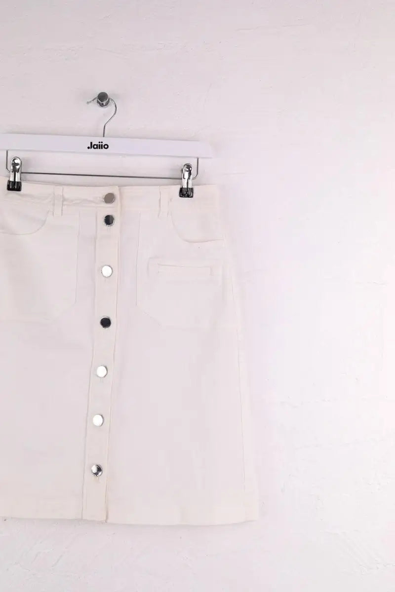 Jupe Gerard Darel Blanc en Coton