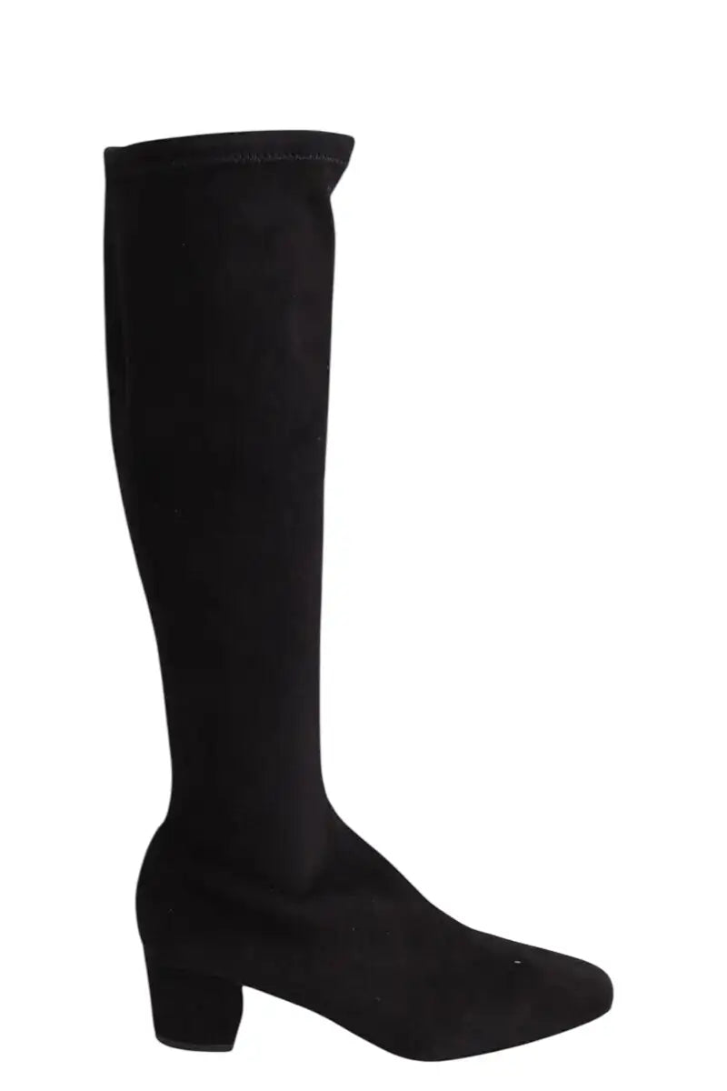 Bottes LK Bennett Eldon Noir en Daim, taille 42 - Seconde Main