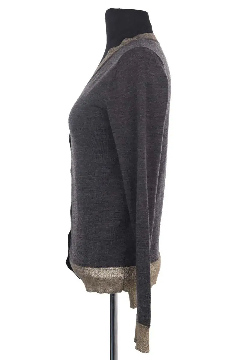 Cardigan  Bonpoint Gris en Laine