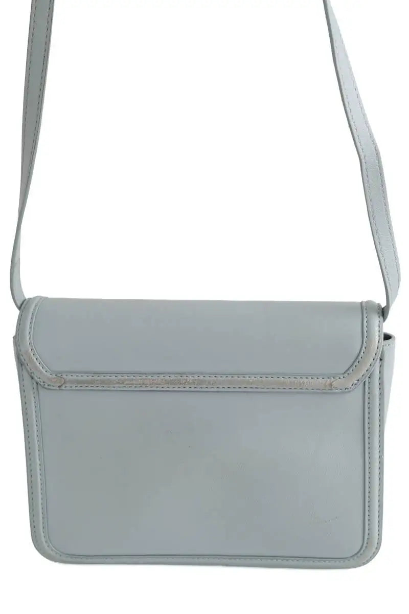 Sac à bandoulière Maje Turquoise en Cuir
