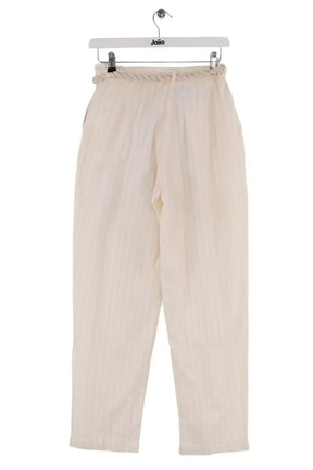 Pantalon droit Mes Demoiselles Oceanic Ecru en Coton