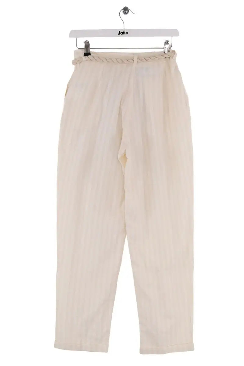 Pantalon droit Mes Demoiselles Oceanic Ecru en Coton