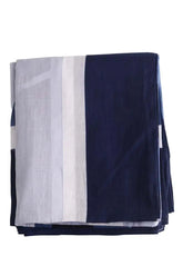 Chèche Hermès Bleu en Coton - Seconde Main
