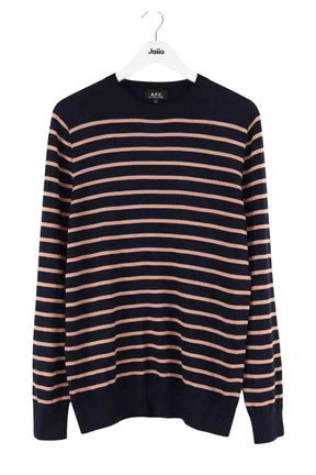 Pull APC Bleu en Laine, taille L - Seconde Main