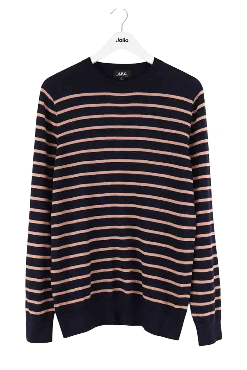 Pull APC Bleu en Laine, taille L - Seconde Main