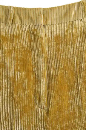 Pantalon large The Kooples Jaune en Viscose