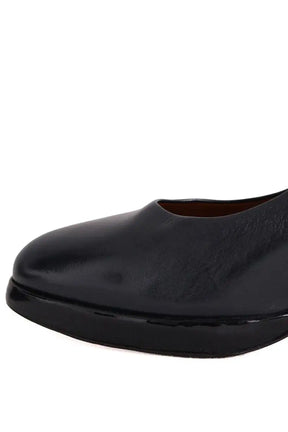 Talons Carel Noir en Cuir