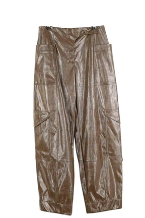 Pantalon large Ganni  Marron