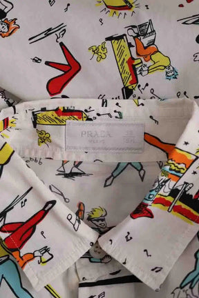 Chemise Prada Multicolore en Coton