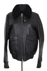 Blouson Ami Noir en Cuir, taille M - Seconde Main