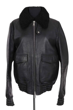 Blouson Ami Noir en Cuir, taille M - Seconde Main