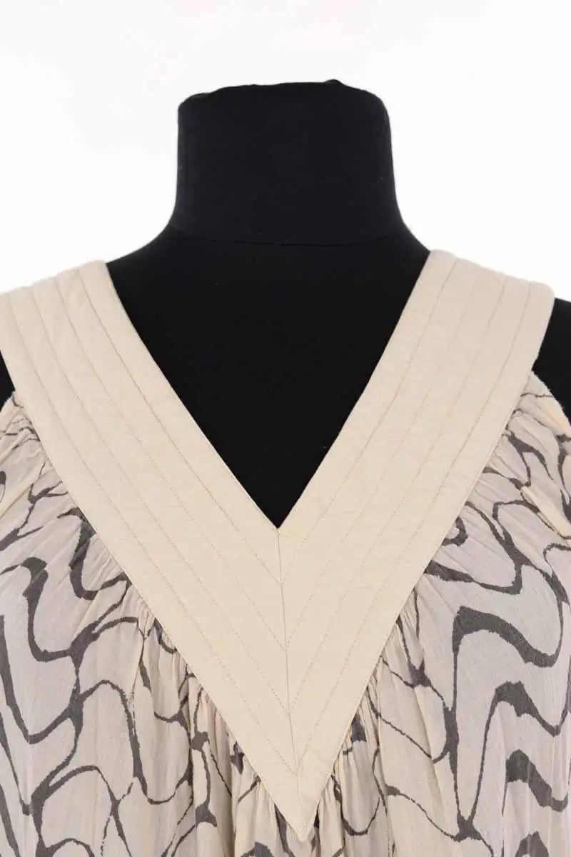Robe Leon & Harper Ecru en Coton