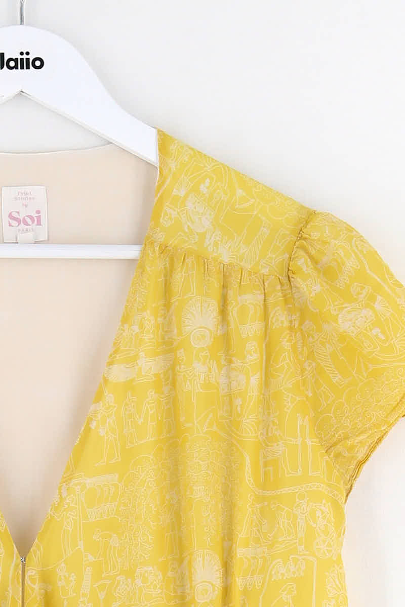 Robe Soi  Jaune