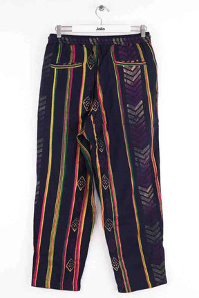 Pantalon large BAZISZT Marine en Coton