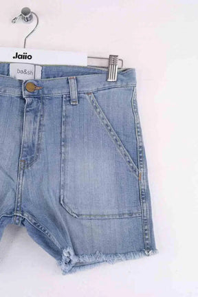 Mini short Ba&Sh Bleu en Coton