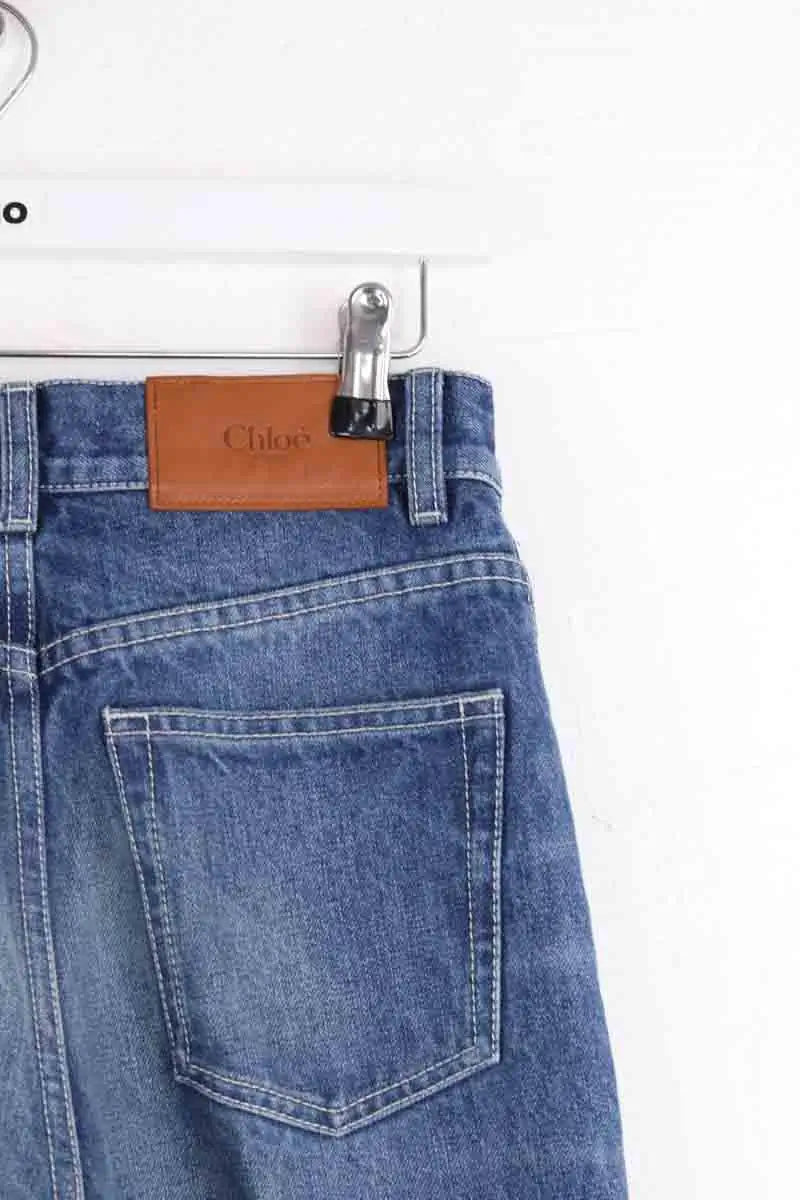 Jean bootcut Chloé Bleu en Coton