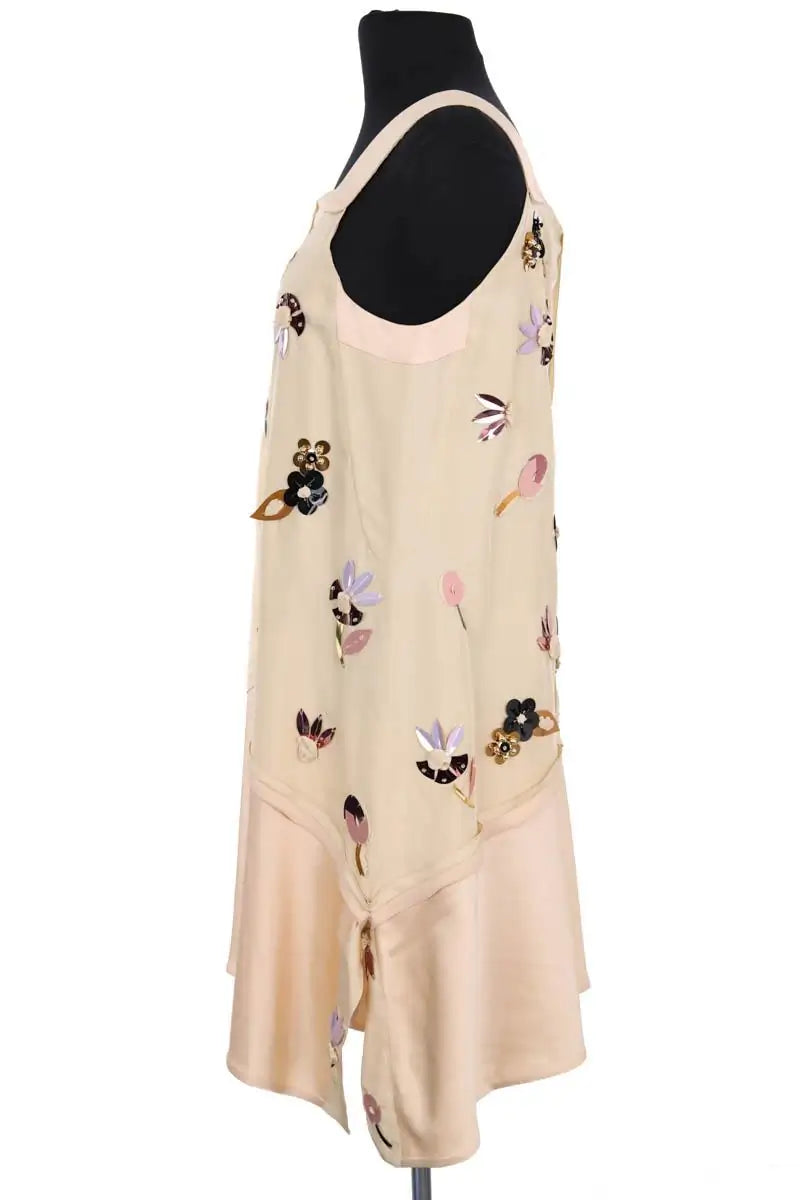 Robe Miu Miu Beige en Soie