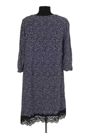 Robe Claudie Pierlot Marine en Viscose