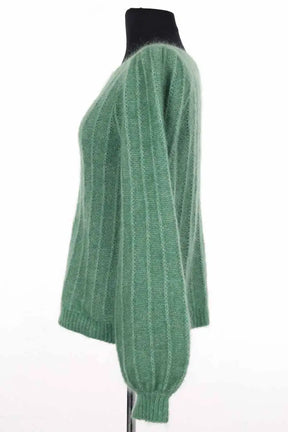 Pull Sézane Vert en Laine