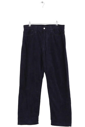 Pantalon droit Carhartt Marine en Coton, taille XXL - Seconde Main