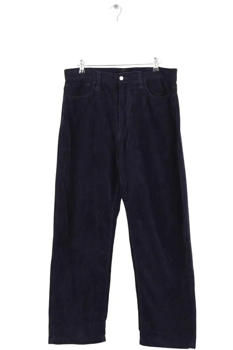 Pantalon droit Carhartt Marine en Coton, taille XXL - Seconde Main