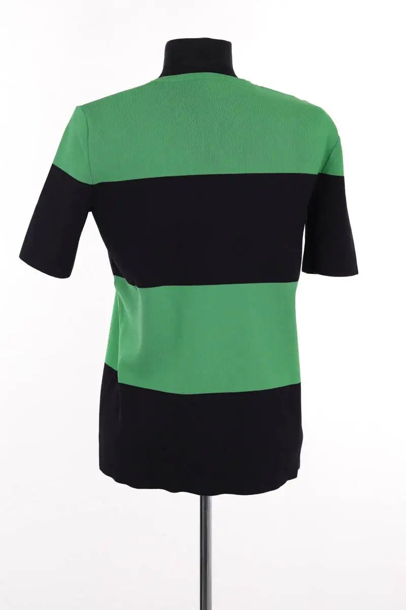 Top Lacoste Vert en Viscose