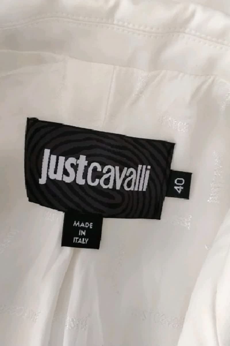Blazer Roberto Cavalli  Blanc