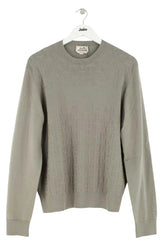 Pull Hermès Kaki en Cachemire, taille M - Seconde Main