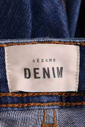 Jean slim Sézane Bleu en Coton