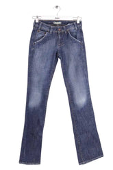 Jean droit Maje Bleu en Coton, taille S - Seconde Main