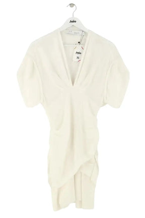 Robe Iro Blanc en Synthétique, taille S - Seconde Main