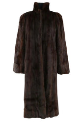 Manteau Balmain Marron en Fourrure, taille M - Seconde Main