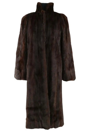 Manteau Balmain Marron en Fourrure, taille M - Seconde Main