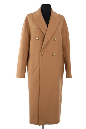 Manteau Tara Jarmon Camel en Laine, taille S - Seconde Main
