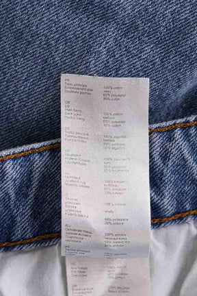 Jean droit Claudie Pierlot Bleu en Coton