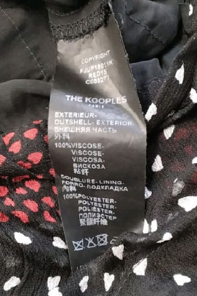 Mini jupe The Kooples  Noir