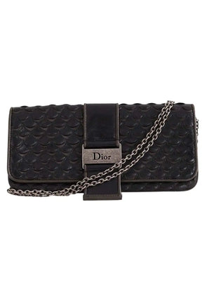 Pochette Dior Noir en Cuir - Seconde Main