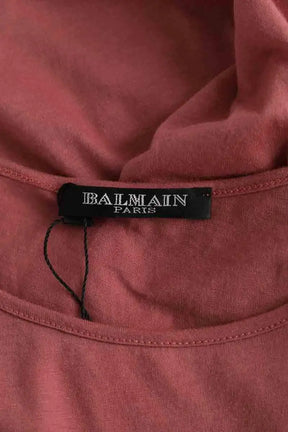 Top Balmain Marron en Coton