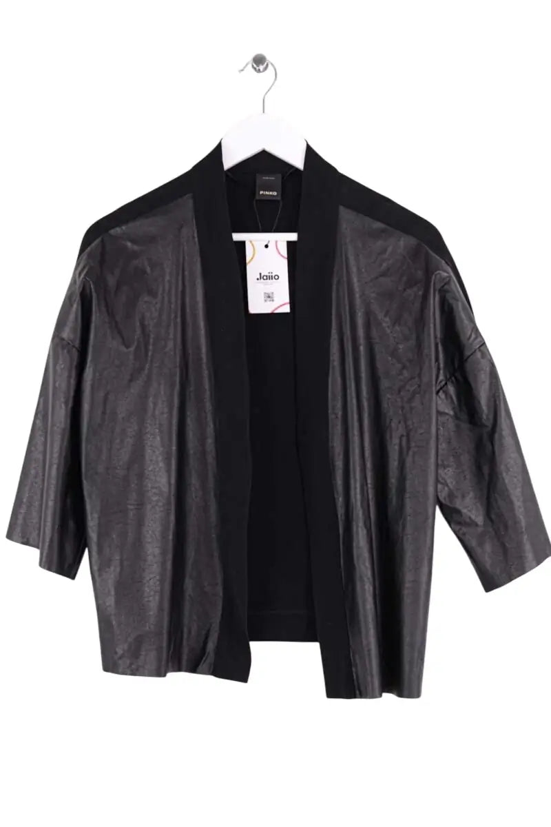 Gilet Pinko Noir en Synthétique, taille M - Seconde Main