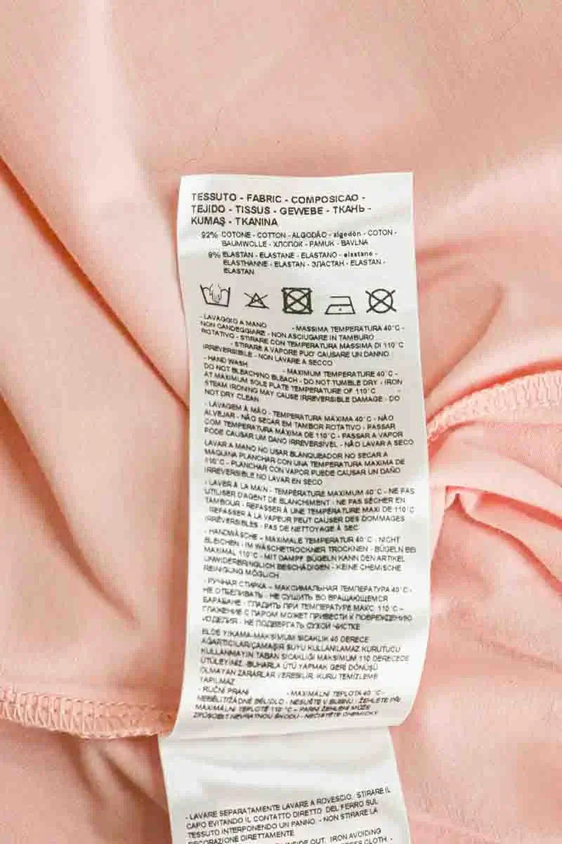 T-shirt Armani Exchange Rose en Coton