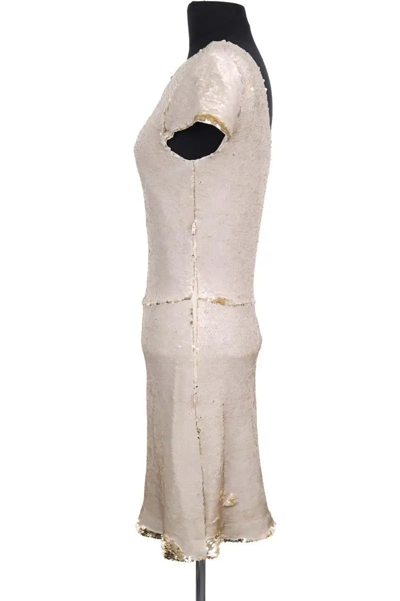 Robe Maje Doré en Synthétique