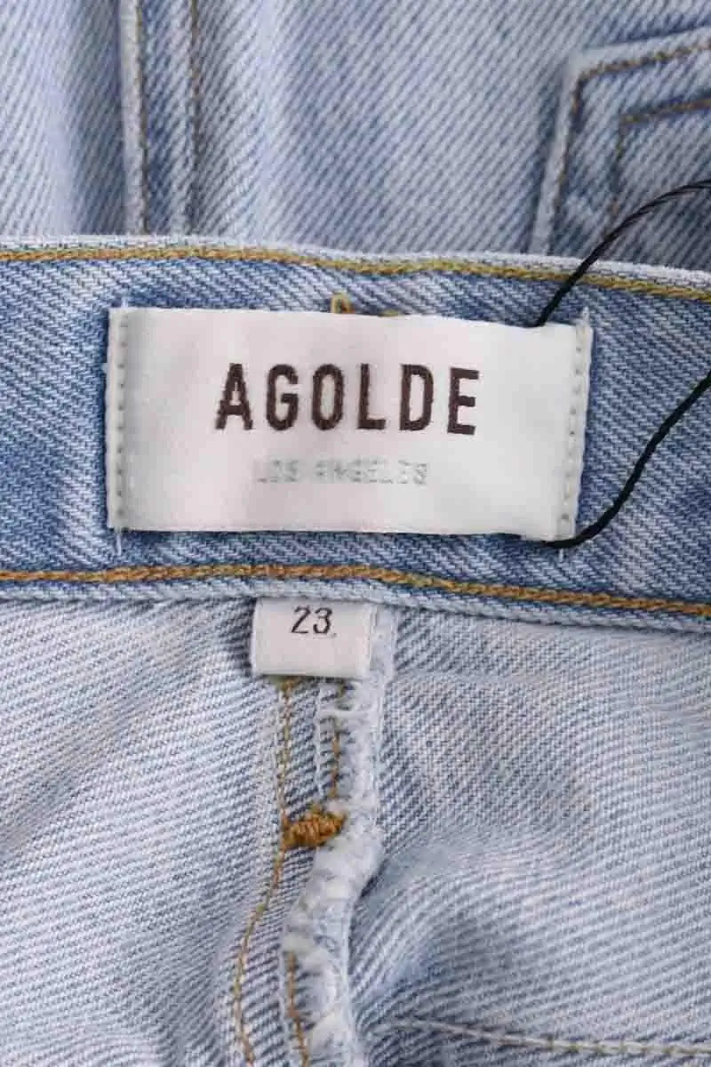 Jupe Agolde Bleu en Coton
