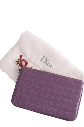 Pochette Dior Violet en Cuir