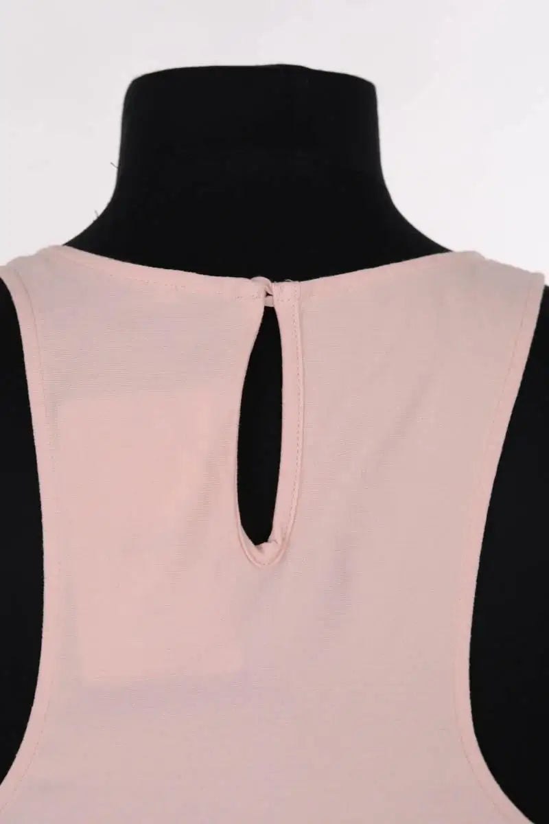 Robe sans manches Ba&Sh Rose en Viscose
