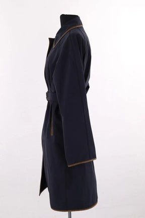 Parka Prada Bleu en Synthétique