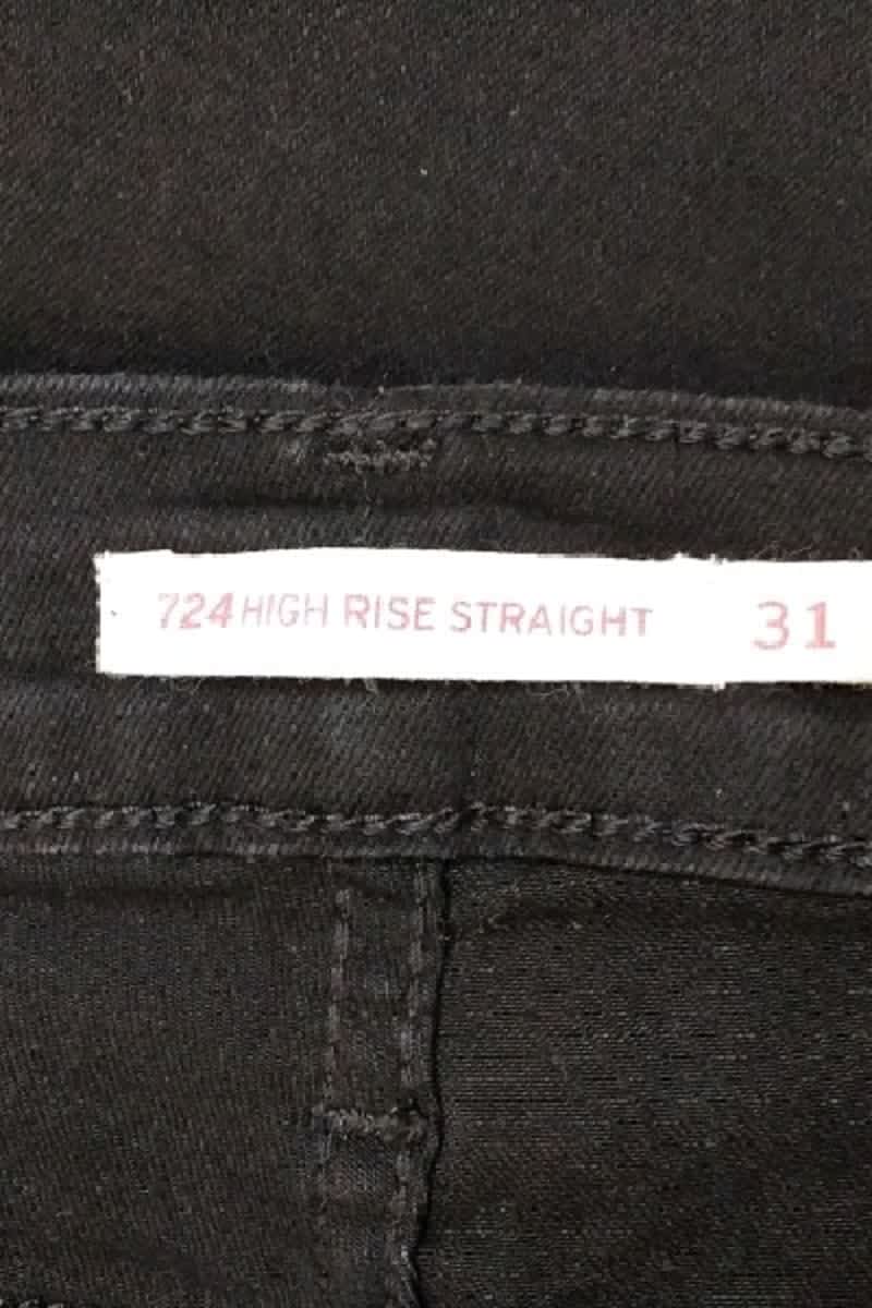 Jean droit Levi's  Noir
