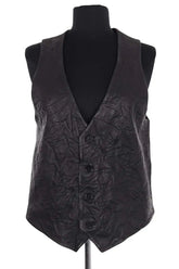 Gilet Zadig & Voltaire Noir en Cuir, taille M - Seconde Main