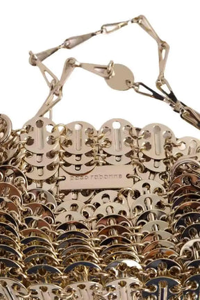 Mini sac Paco Rabanne Nano 1969 Doré en Métal