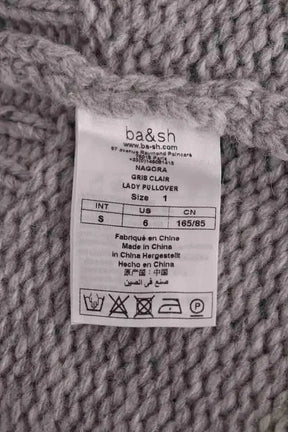 Pull Ba&Sh Gris en Laine